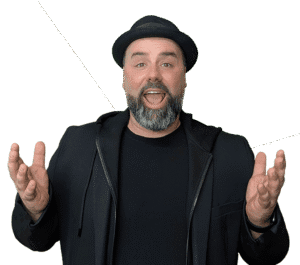 Martin Goneau expressif - page FAQ - Site web Magnolia Gestion assurance vie en ligne